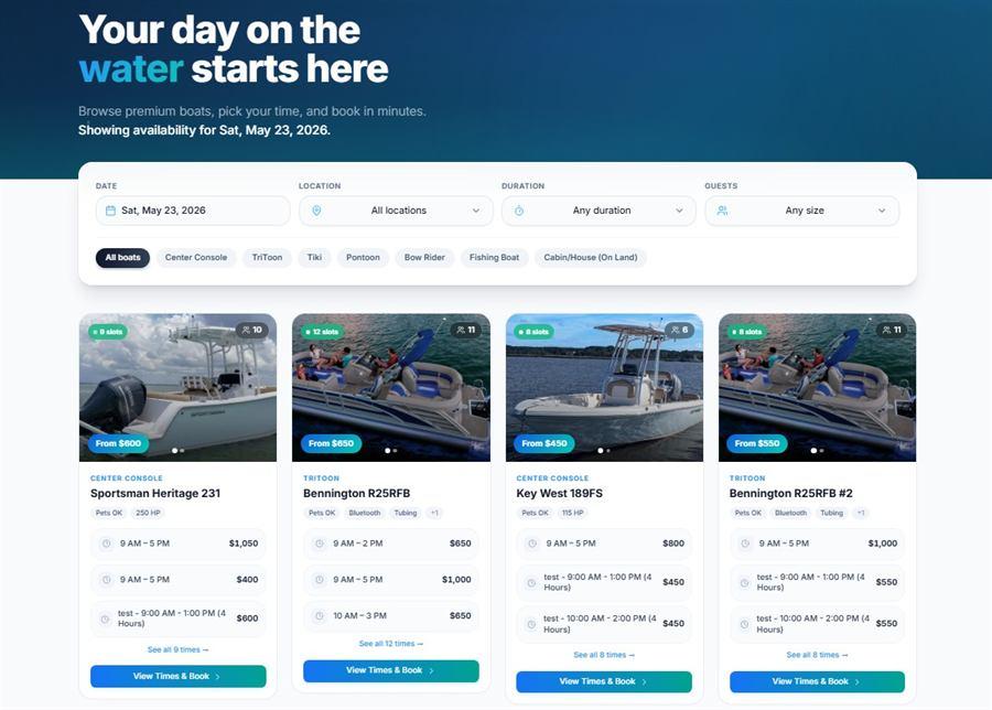 Screenshot of Pre & Post Trip Inspections