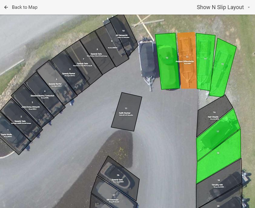 Screenshot of Track Boat Locations
